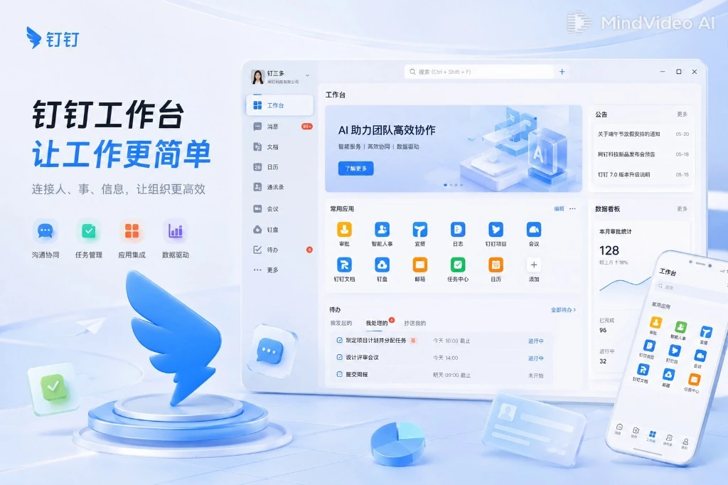 钉钉官网沟通协同与管理更高效